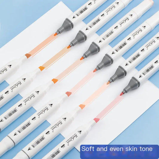Skin Color Marker - Anime Dual-Tip Art Paint Pen