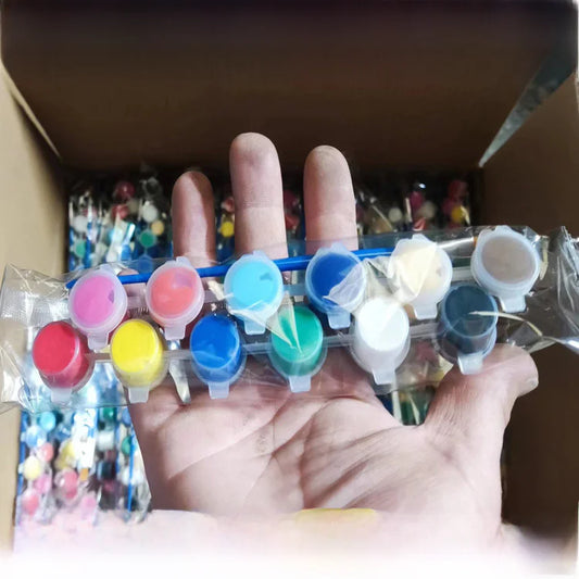 Acrylic Paint Set for Kids - 6/12/18/24 Colors
